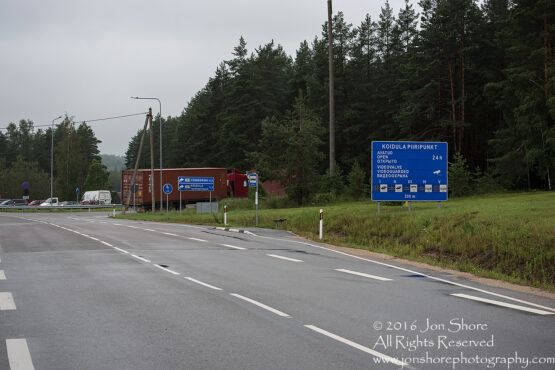 Estonian Russian border