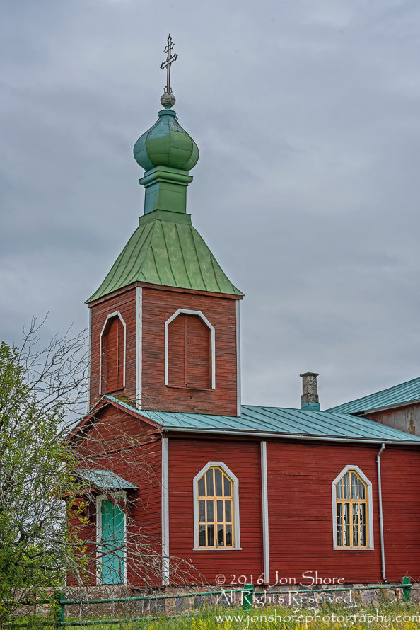Old Orthodox wooden church Estonia