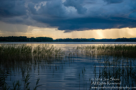 Sunset on Lake. Latgale, Latvia. Tamron 100mm