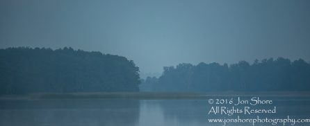 Latgale Lake in the Fog. Latvia. Tamron 200mm