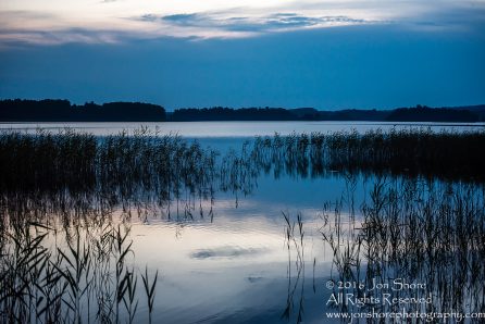 Sunset on Lake. Latgale, Latvia. Tamron 100mm