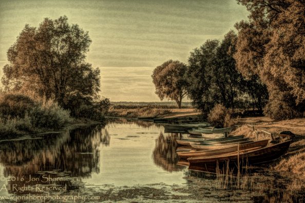 Fishing Boats at Camping Ezernieks - Summer - Burtnieks, Latvia with filter Tamron 70mm Lens