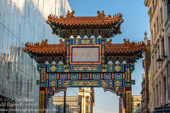 Chinatown Arch, London, UK Tamron 70mm Lens