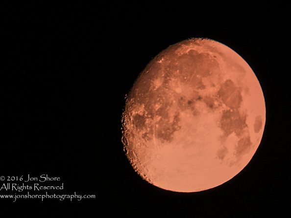 Orange Moon - Tamron 300mm