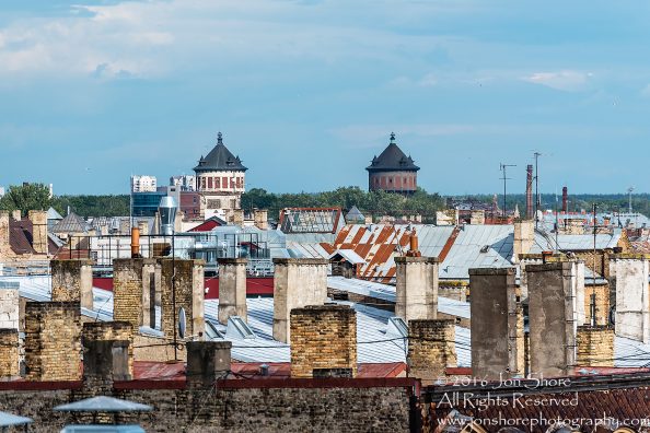Riga Latvia Summer Cityscape. Tamron 70-300mm lens
