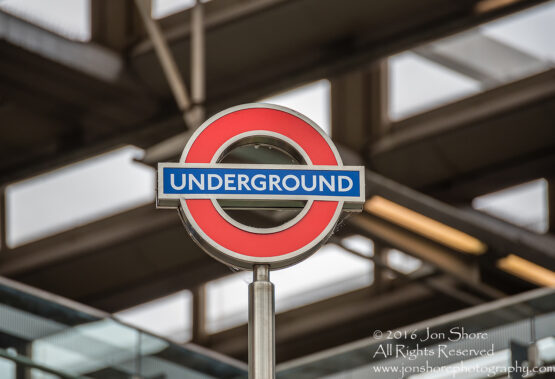 London Underground Sign Tamron 300mm