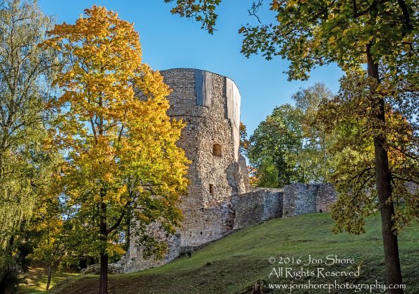 Castle, Cesis, Latvia. Nikkor 28mm