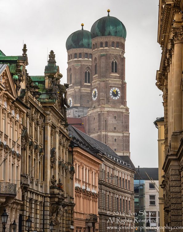 Frauenkirche, Munich, Germany. Nikkor 50mm