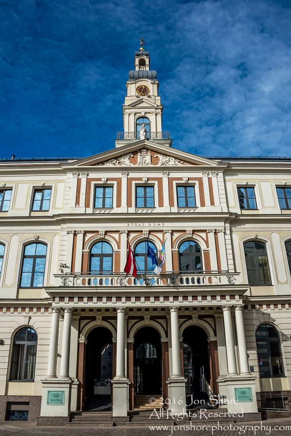City Hall, Old Town Riga Latvia. Nikkor 28mm