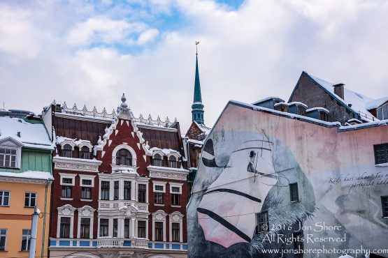 Riga Latvia Old Town. Nikkor 28mm lens