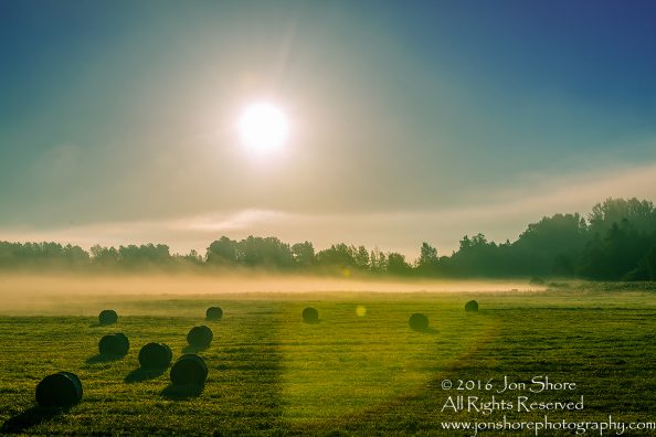 Sunrise at Burtnieki, Latvia. Tamron 70mm