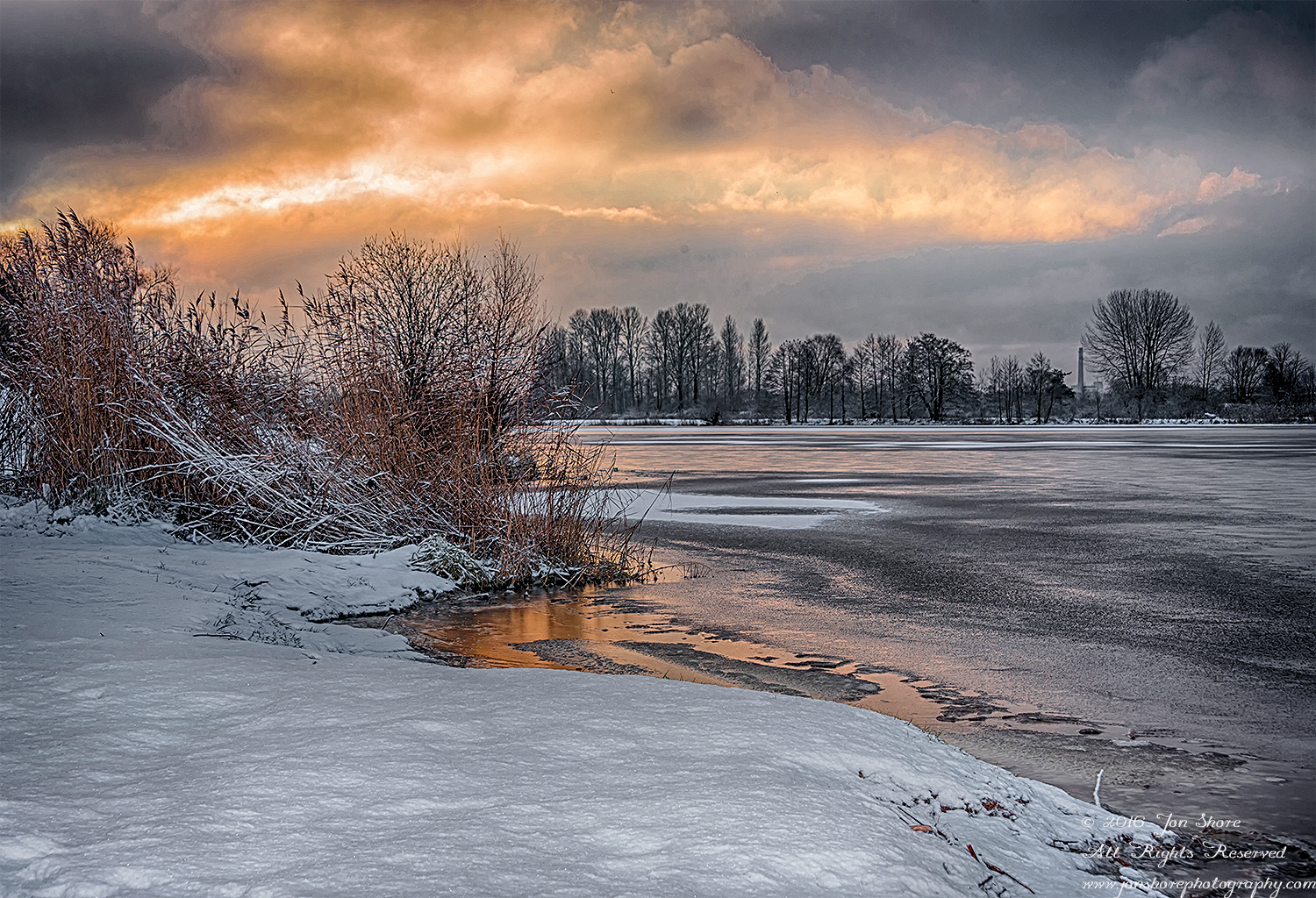 Morning on the Daugava River in Winter. Nikkor 50mm