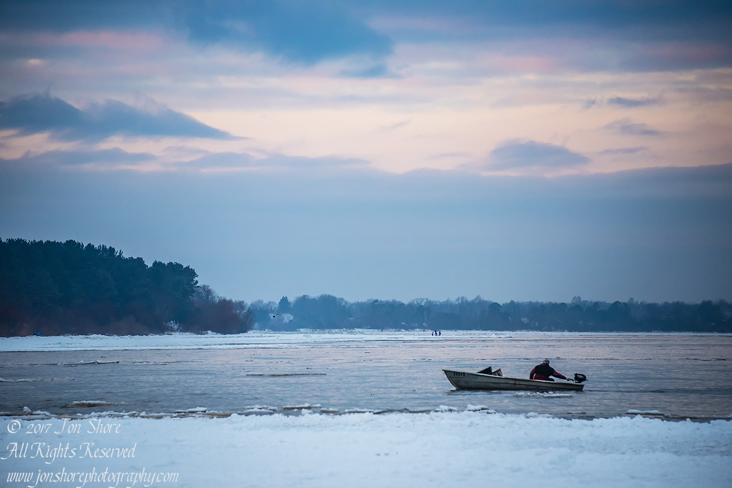 Winter Fishing on the Baltic Sea. Nikkor 200mm