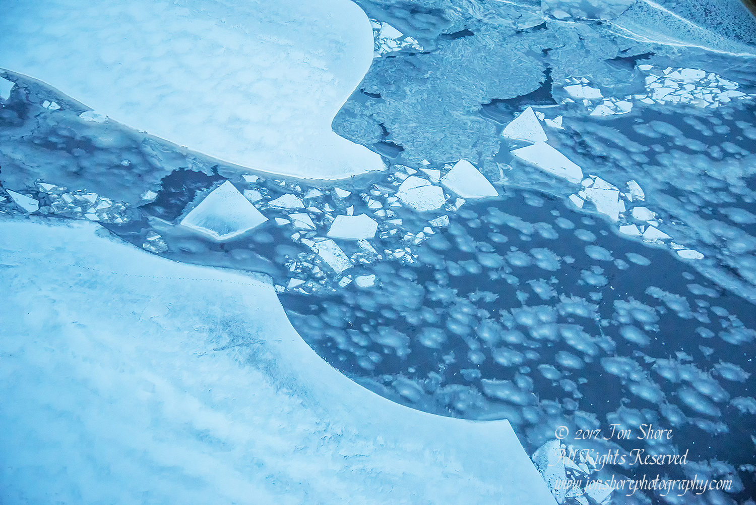Ice on the Daugava River, Nikkor 300mm