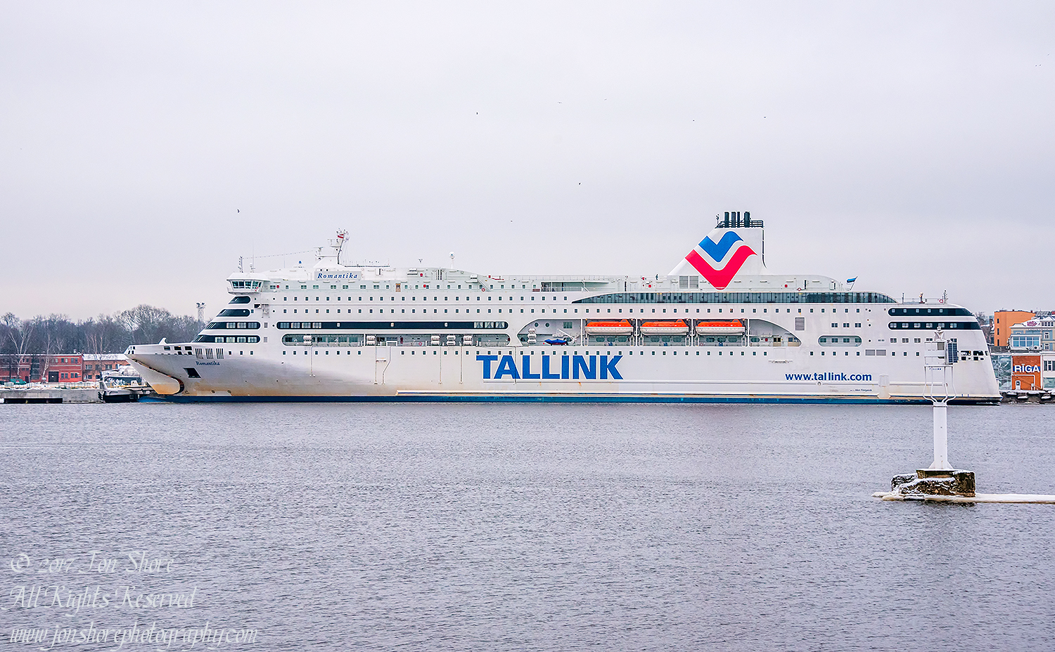 Tallink Ferry Latvia Winter January. Nikkor 200mm