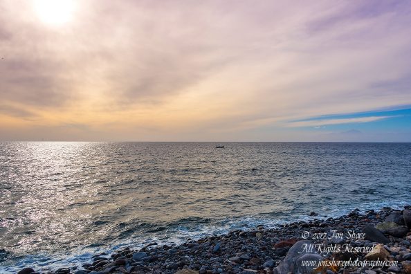 Sunset from Playa de Tasarte, Gran Canaria. Nikkor 28mm
