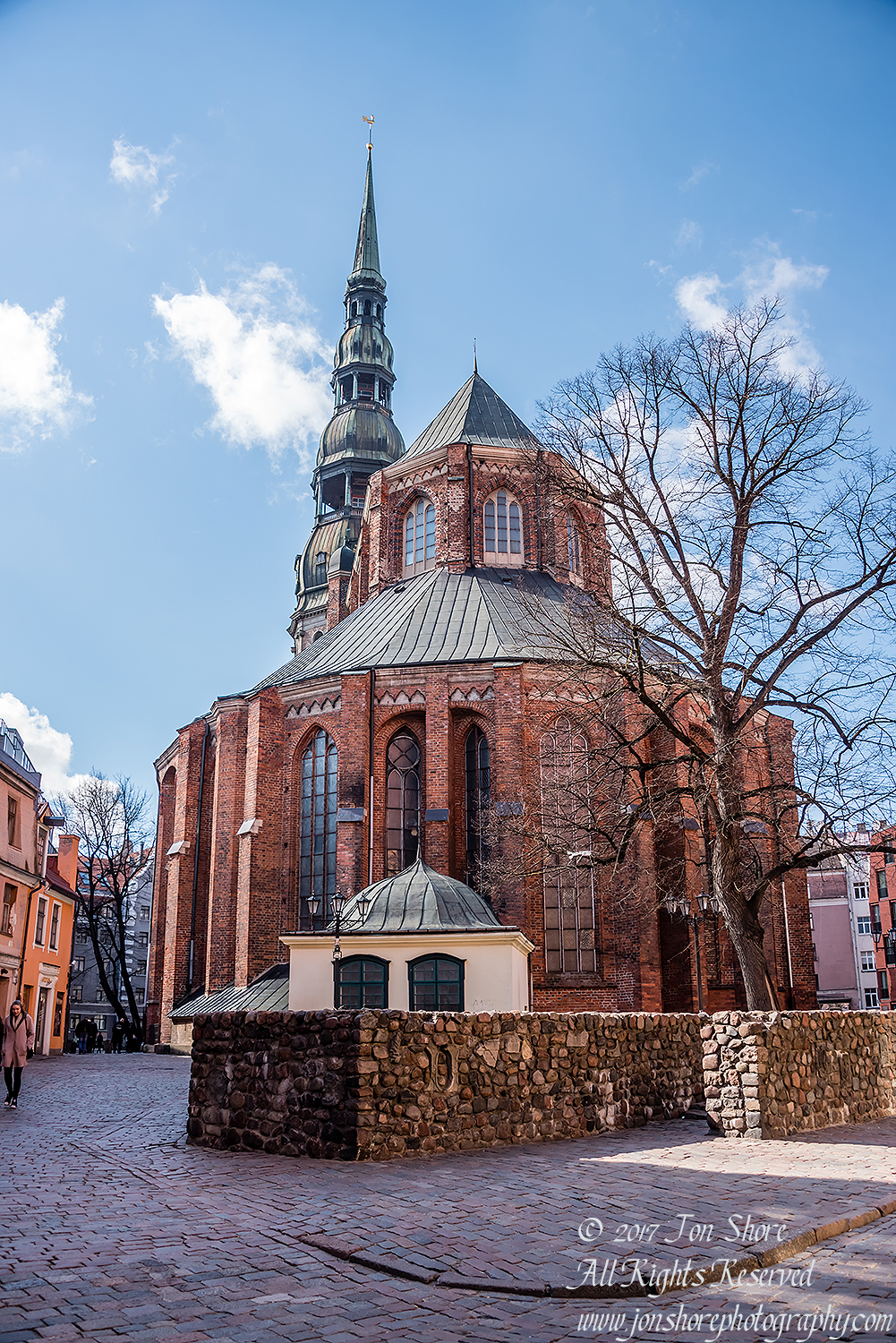 Church Riga Latvia Old Town Spring 2017. Nikkor 50mm