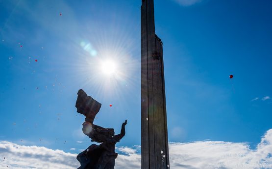 9 May Soviet WWII war memorial, Riga, Latvia. Nikkor 100mm