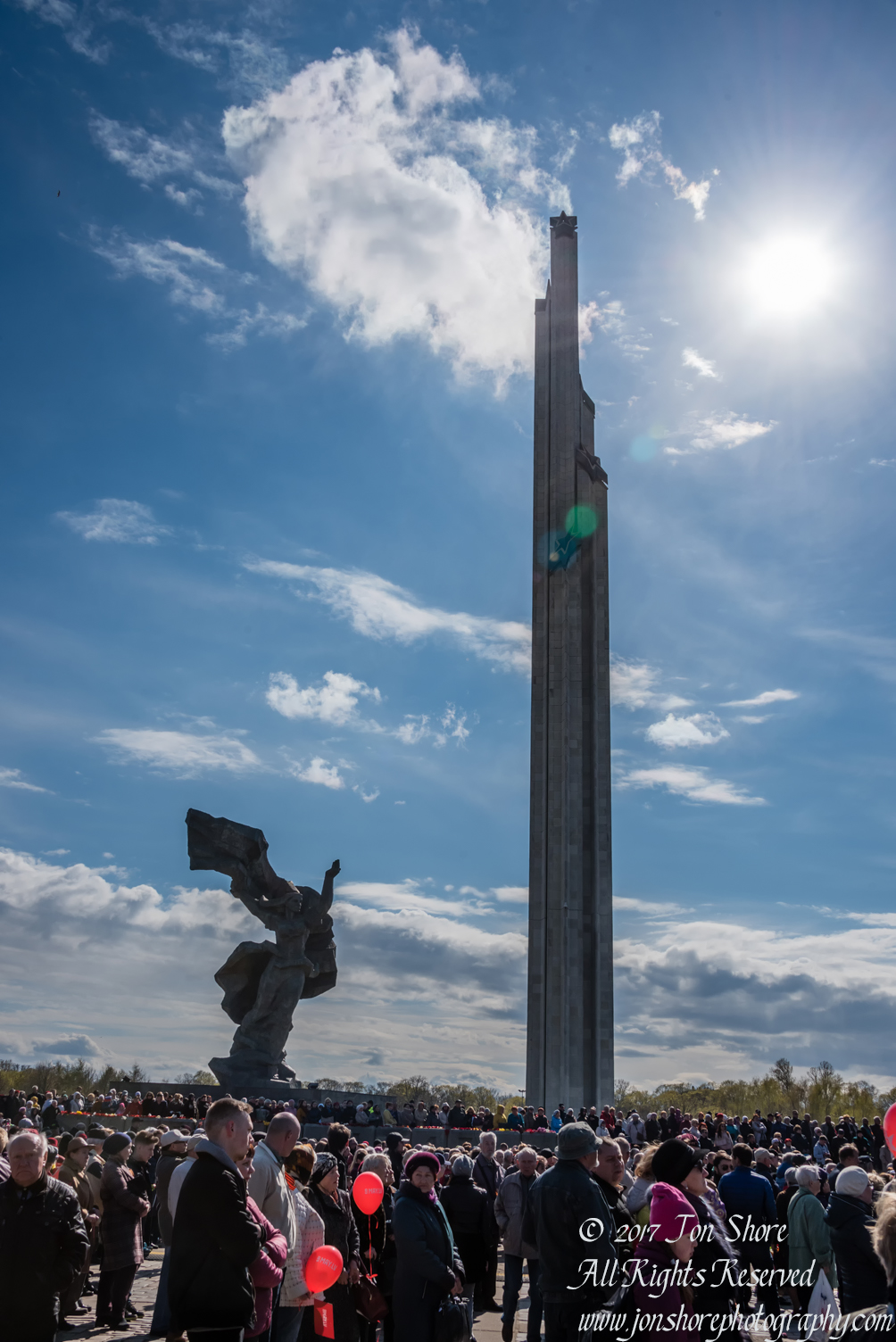 Soviet WWII war memorial, Riga, Latvia. Nikkor 100mm