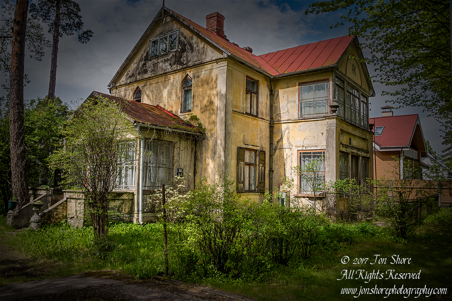 Old house in Jurmala Latvia. Nikkor 28mm