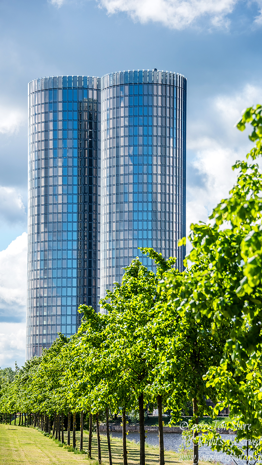 Glass Office Towers Riga Latvia. Nikkor 50mm