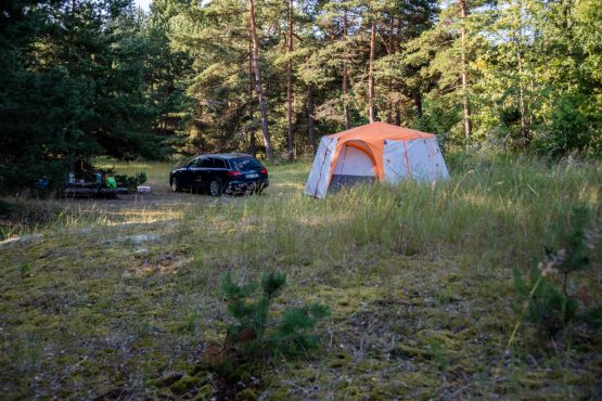 Camping in Tuja Latvia July 2017
