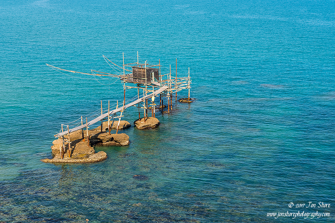 Fishing platform Vasto Italy
