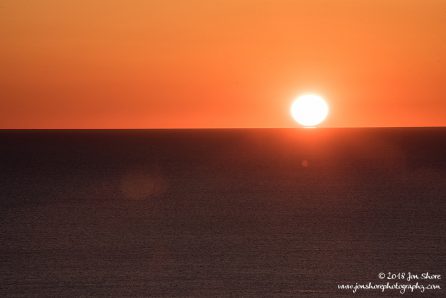 Sunset Cilento Italy January 2018