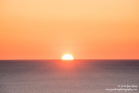 Sunset Cilento Italy January 2018