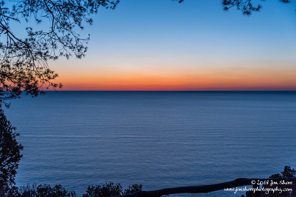 Sunset Cilento Italy January 2018