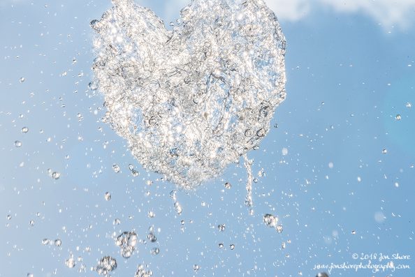Water drops in sky Italy