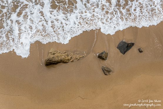 Beach and Rocks Background Spring