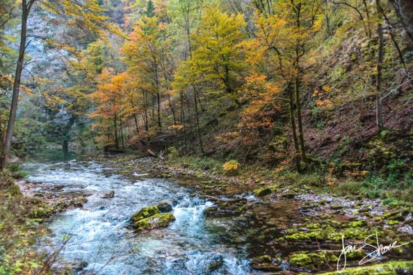 Canyon Rapids Bled Slovenia October