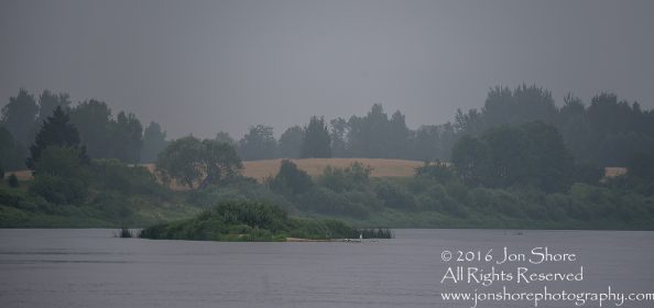 Island in the Daugava River, Latvia