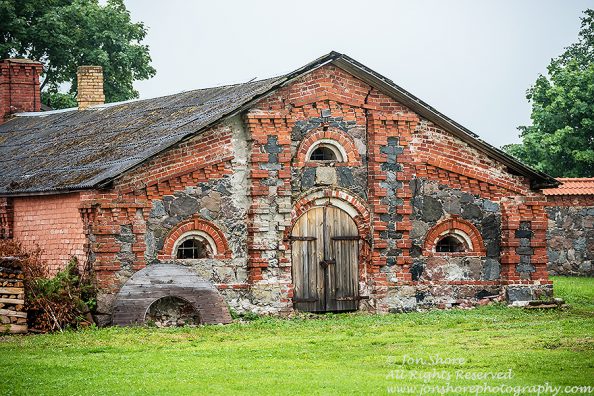 Stone and Brick Farm in Mooste Estonia.
