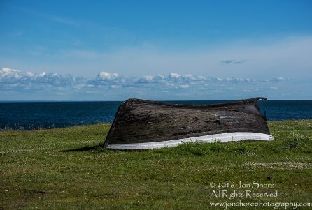 Old fishing boat ,Sõrve Lighthouse, Saaremaa, Estonia