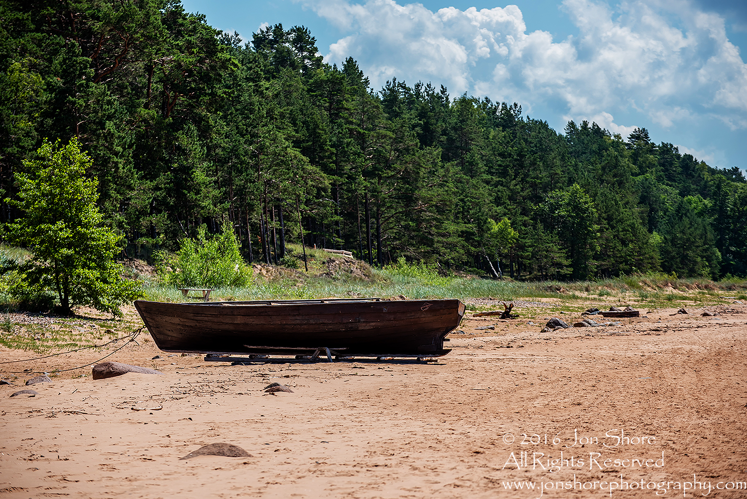 Old Fishing Boat near Tuja, Latvia on Baltic Sea. Tamron 300mm
