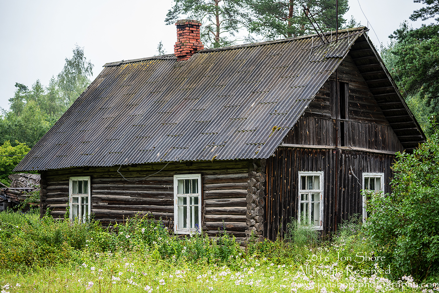 Old log cabin Estonia