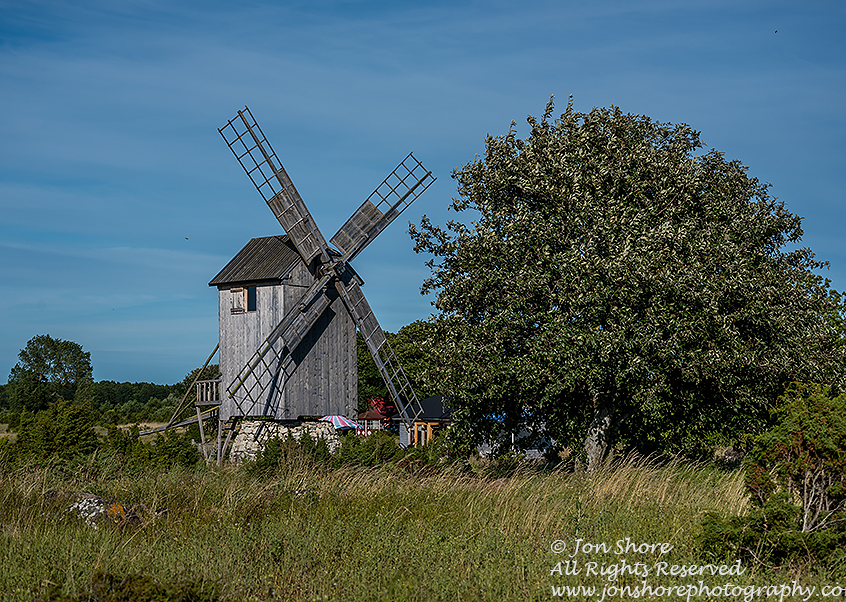 Windmill Saaremaa Estonia