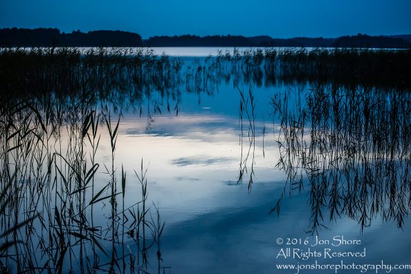 Sunset on Lake. Latgale, Latvia. Tamron 100mm