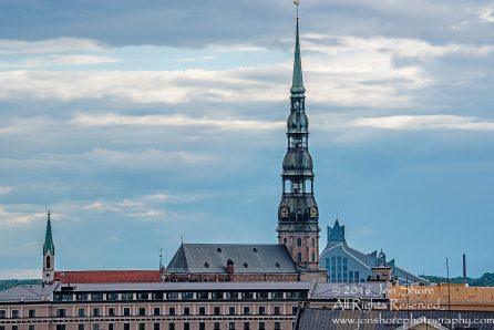 Riga Latvia Summer Cityscape. Tamron 70-300mm lens