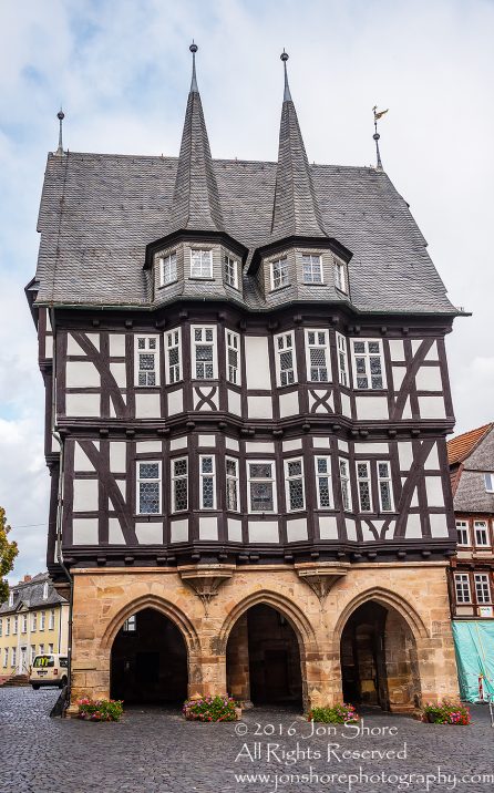 Rathaus, Alsfeld, Germany. Nikkor 28mm