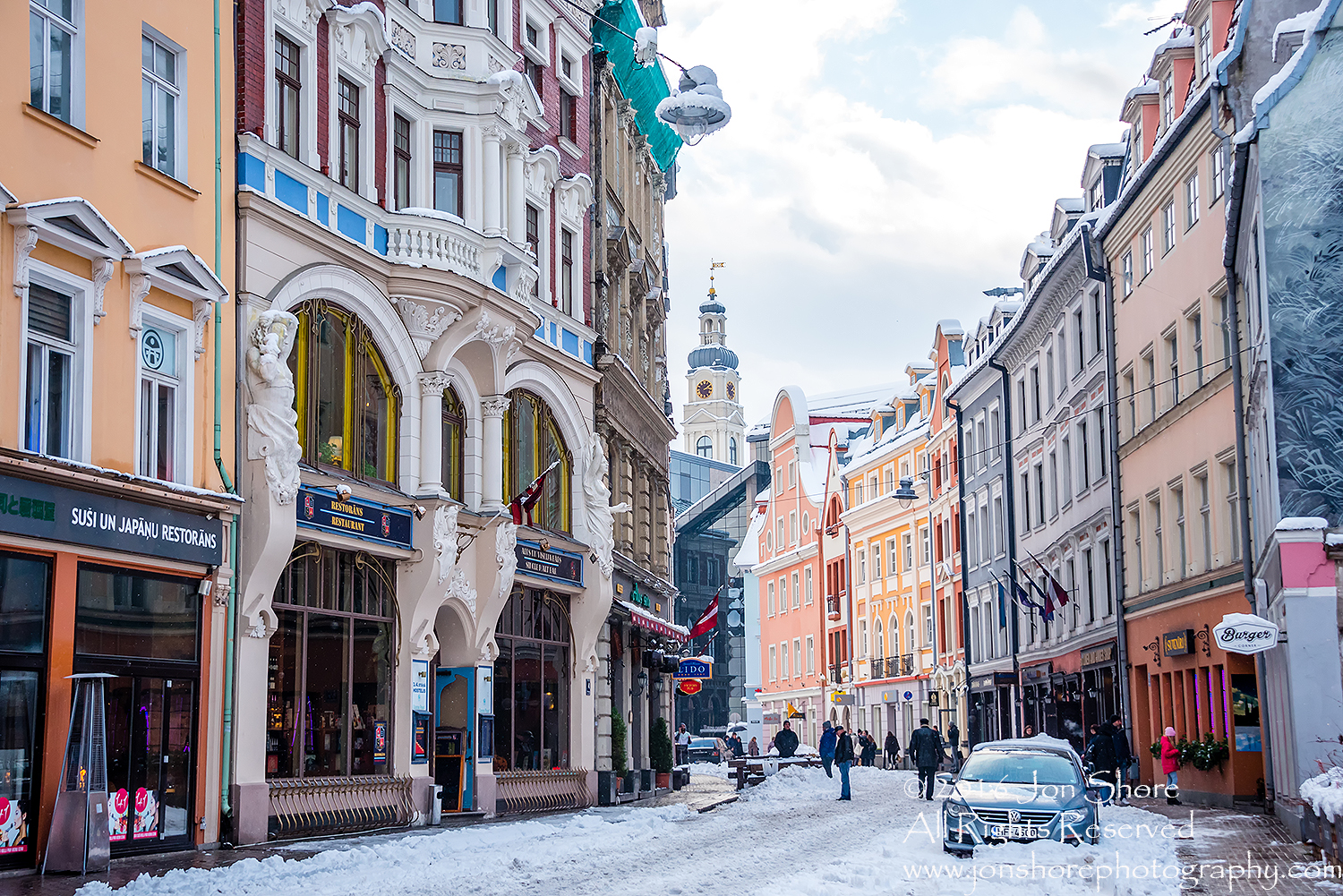 Riga Latvia Old Town. Nikkor 28mm lens