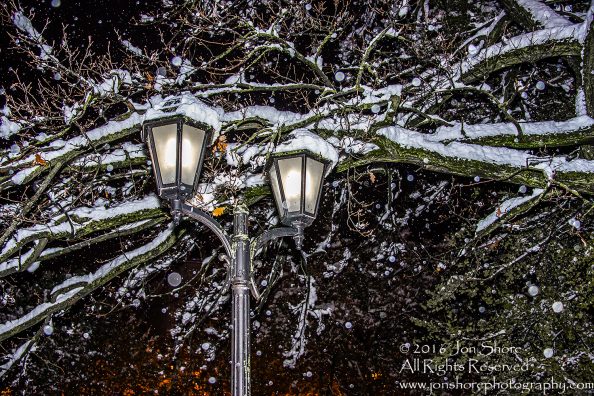 Night in Riga Latvia Old Town. Nikkor 50mm lens