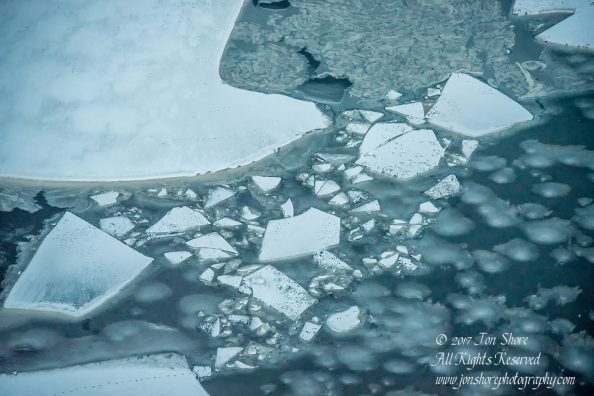 Ice on the Daugava River, Nikkor 300mm