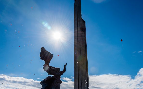 9 May Soviet WWII war memorial, Riga, Latvia. Nikkor 100mm