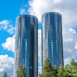 Glass Office Towers Riga Latvia Spring 2017 by Jon Shore 150dpi-4651