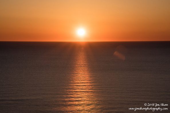 Sunset Cilento Italy January 2018