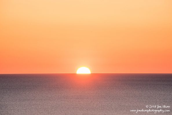 Sunset Cilento Italy January 2018