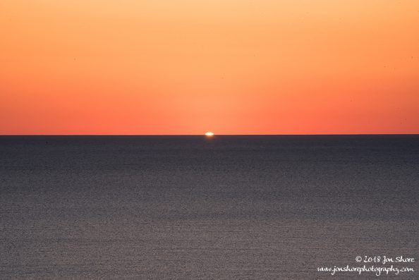 Sunset Cilento Italy January 2018